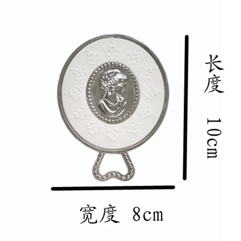 Высококачественное зеркало из сплава во французском стиле круглое мини