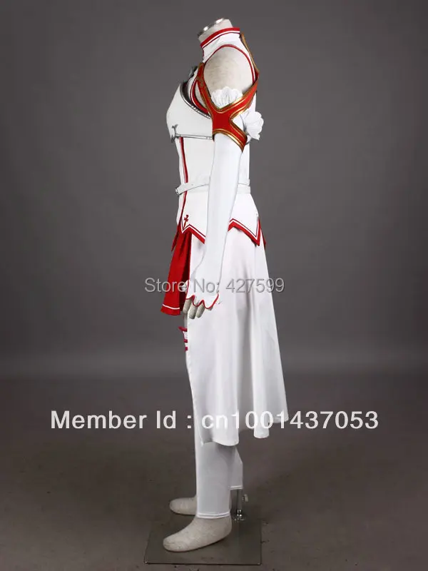 Маскарадный костюм Асуна из аниме Sword Art Online бесплатная доставка|asuna cosplay costume|cosplay