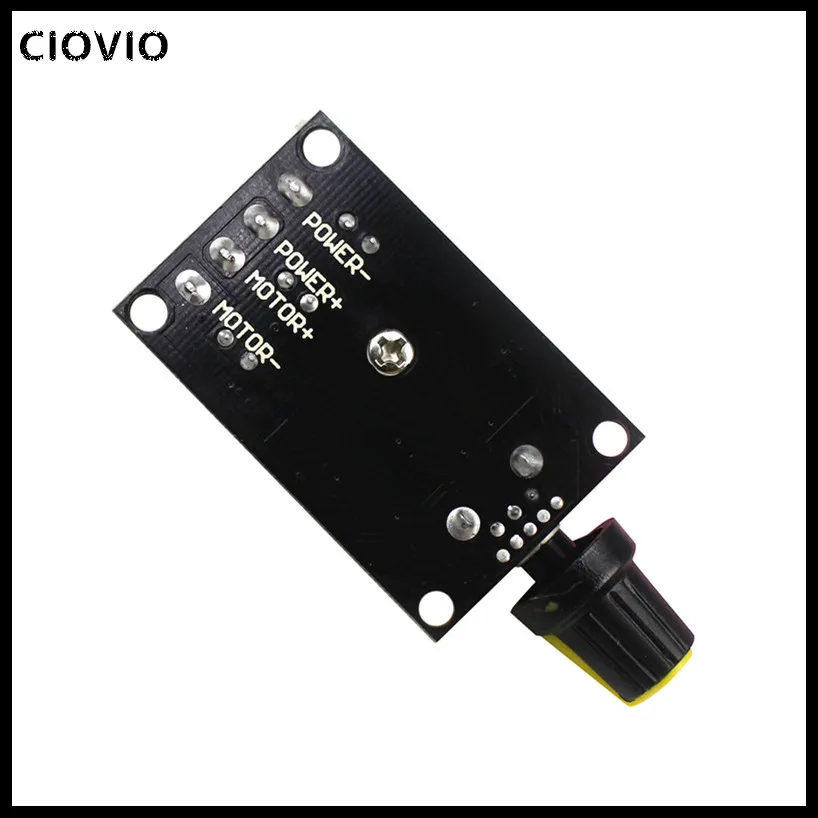 CIOVIO DC 6V 12V 24V 28VDC 3A ШИМ регулятор скорости двигателя регулируемое управление
