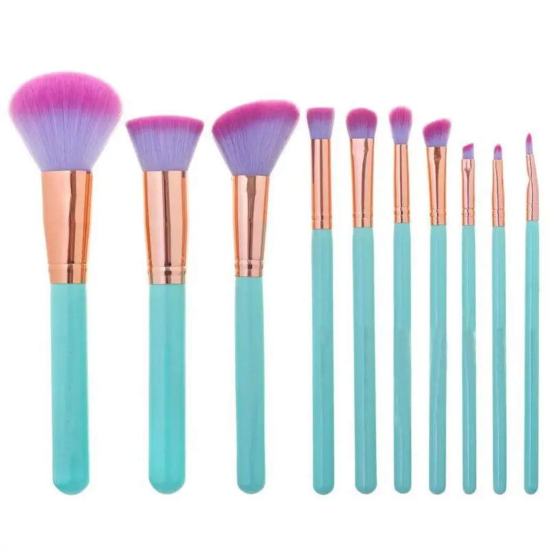 10 шт. набор профессиональных кистей для макияжа|Аппликатор теней век| |