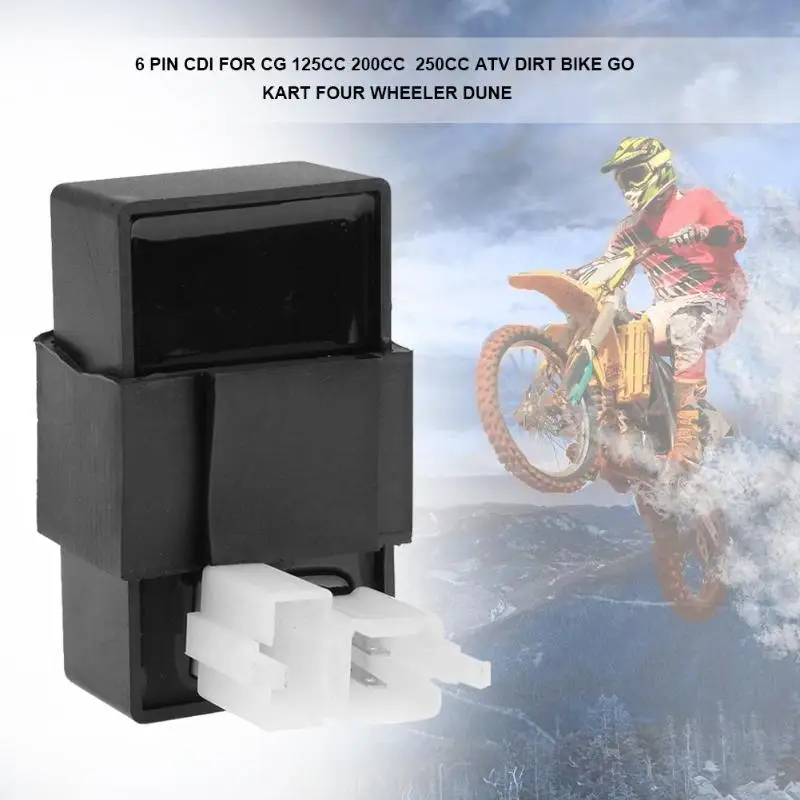 VODOOL 6 Pin AC CDI коробка мотоцикла пусковое устройство зажигания аксессуары для CG 125cc