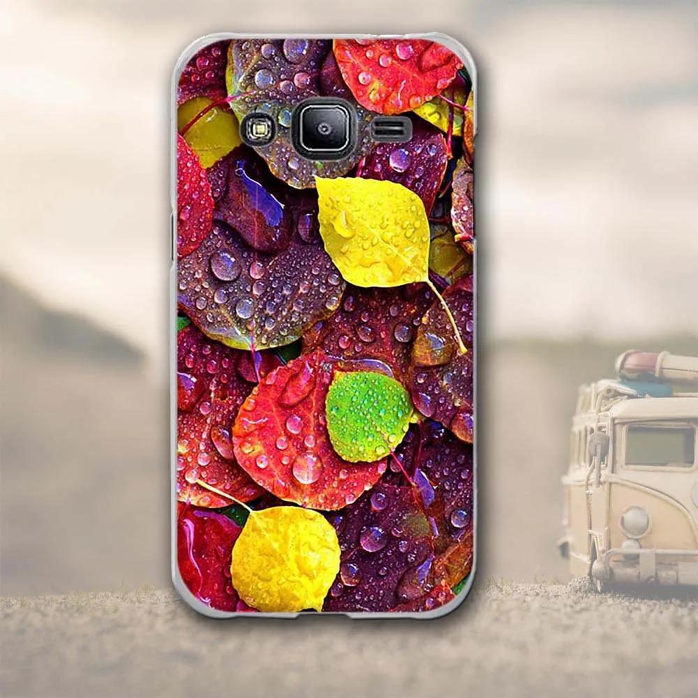 Чехол для Funda Samsung Galaxy J5 2015 J500 J500F защитный чехол задней панели с цветами |