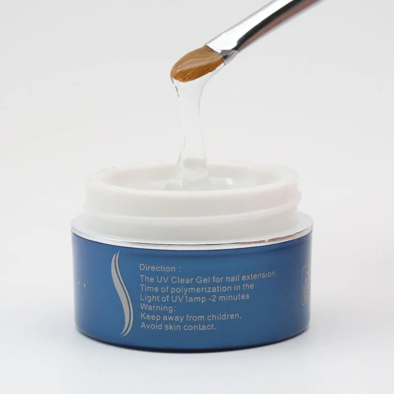 1000 г сильный УФ гель прозрачный для наращивания ногтей|gel clear|uv geluv gel clear |