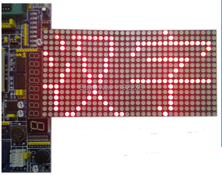 5 шт./лот 16X16 Светодиодный точечный матричный экран с китайскими символами