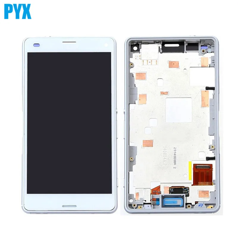 ЖК-дисплей для Sony Xperia Z3 Mini Compact D5803 D5833 сенсорный экран дигитайзер в сборе с рамкой