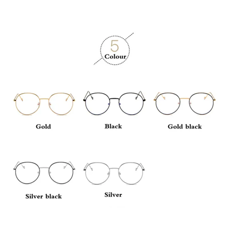 Очки в классической круглой оправе для мужчин и женщин брендовые дизайнерские