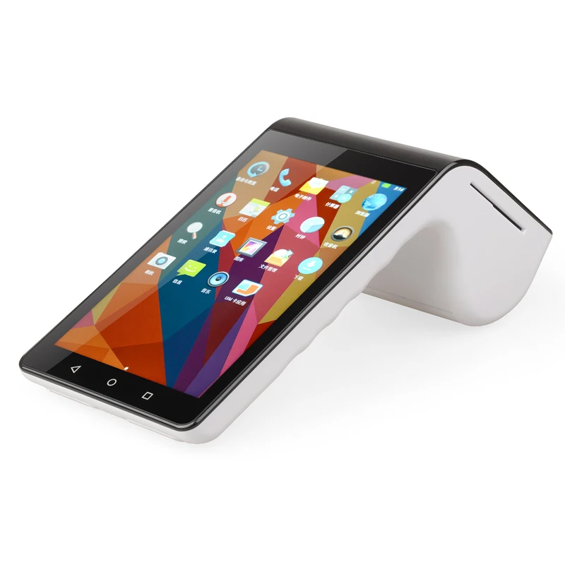 Ручной android wifi лотерея pos терминал с 58 мм встроенный чековый принтер|58mm printer|pos printer