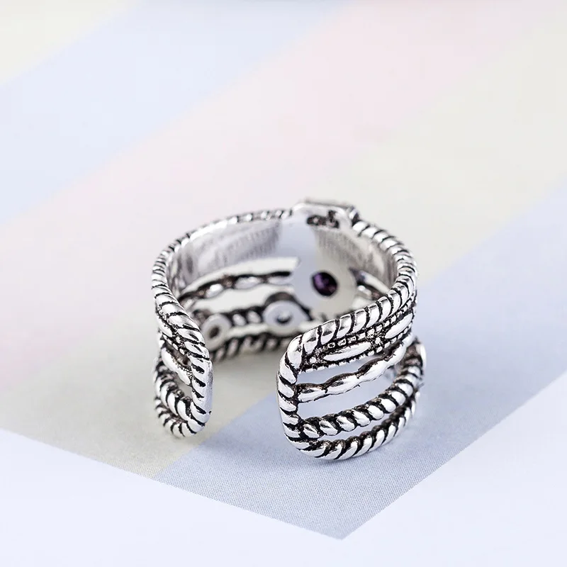 Новинка бесплатная доставка тибентан серебряное кольцо с глазами дьявола