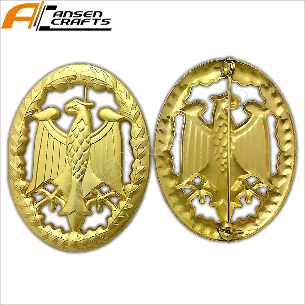 

Free Shipping German Eagle 100% Brass Pin Badge