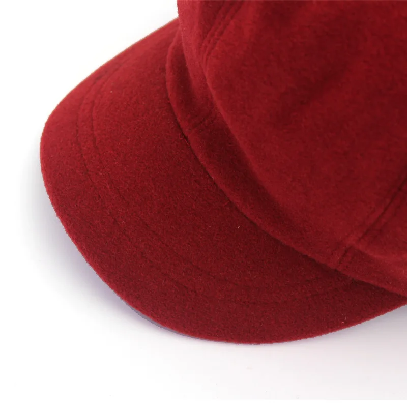 Outfly/шерстяная восьмиугольная кепка для родителей и детей Сезон весна осень Шапка