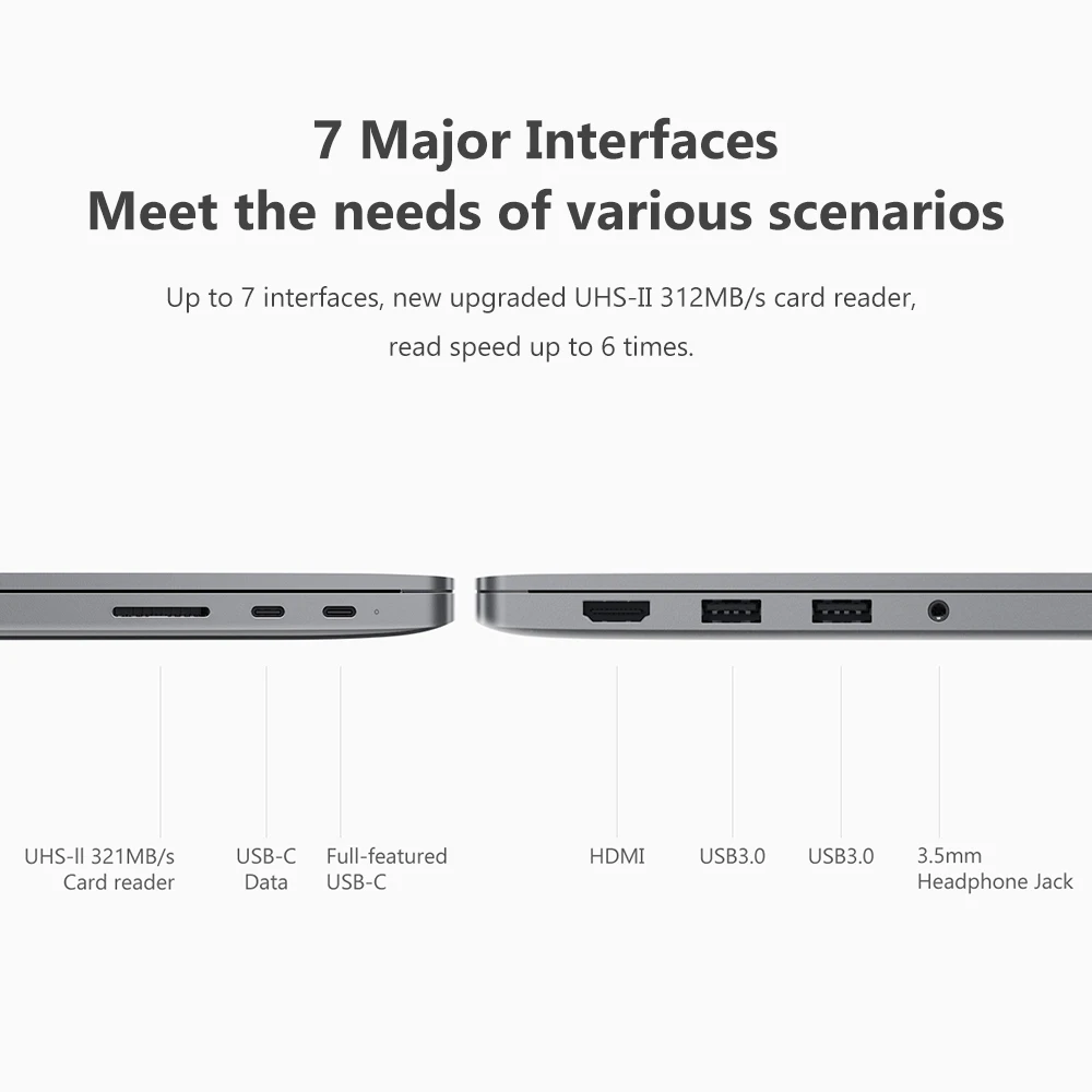 Ноутбук xaomi Mi notebook Pro 15,6 дюймов GTX 1050 Max-Q Intel Core i7 16G/i5 8G cpu NVIDIA 4 ГБ GDDR5 ноутбук с отпечатком пальца Windows 10