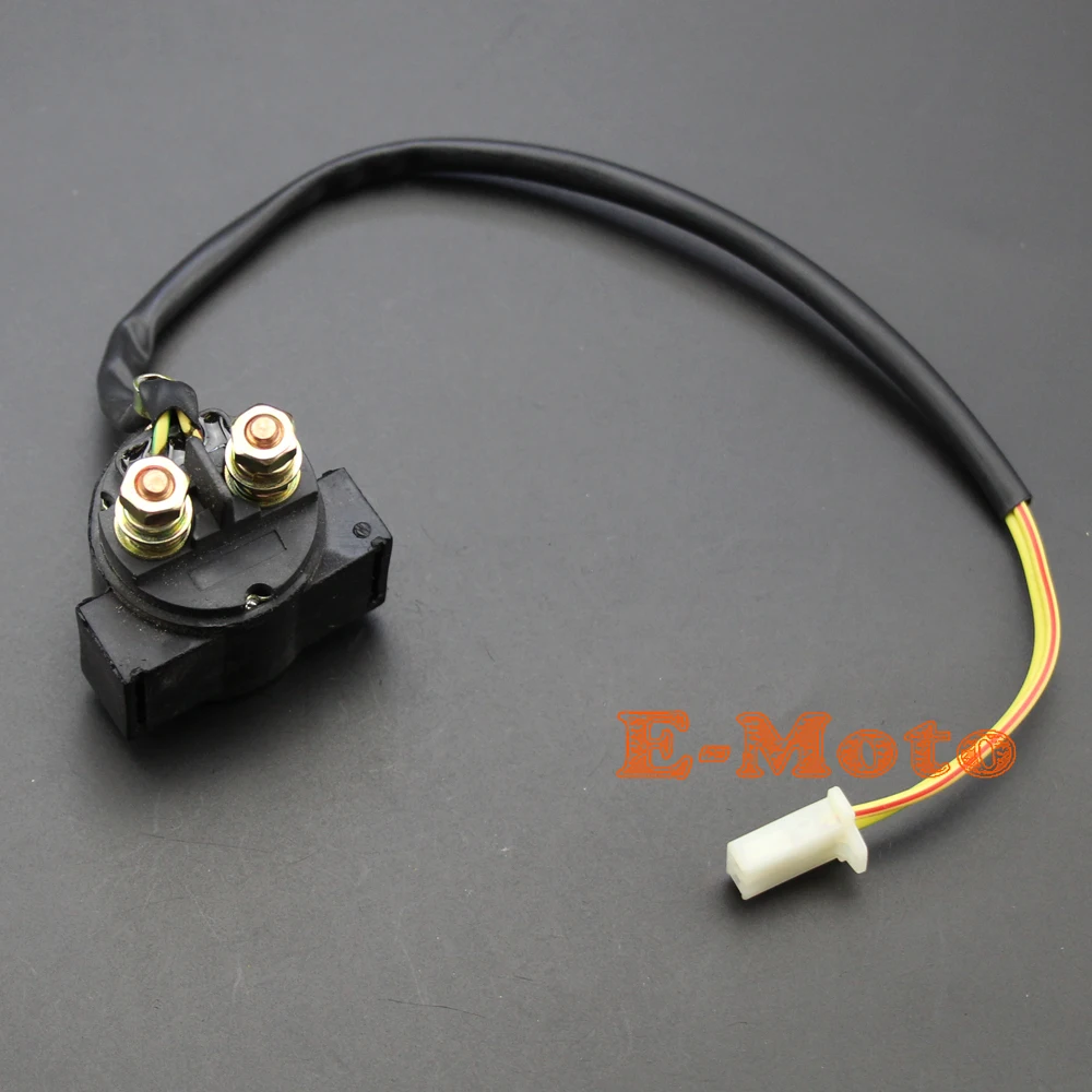 Starter Relay Solenoid For Mini Chopper Dirt Bike 43cc 47cc 49cc 2 Strokes 4 Stroke 12 Volt