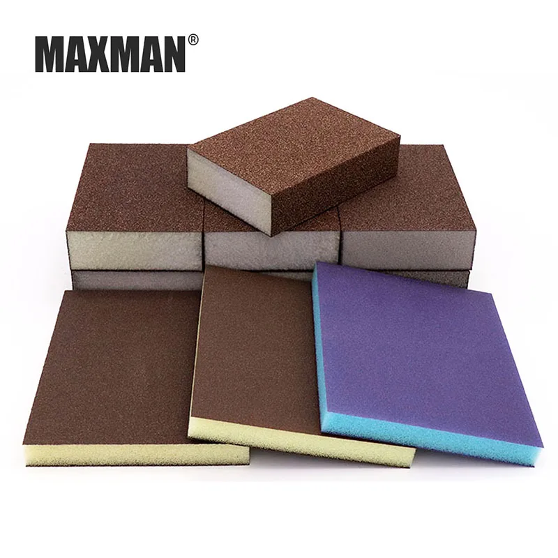 MAXMAN губка Песок Блок работа по дереву полировка эластичный шлифовальный блок высокой плотности губка блок Наждачная губка абразивная Шкурка наждачная