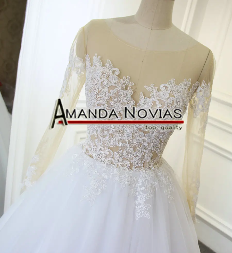 Новинка 2019 кружевной топ Аманда новиас простое Тюлевое свадебное платье А