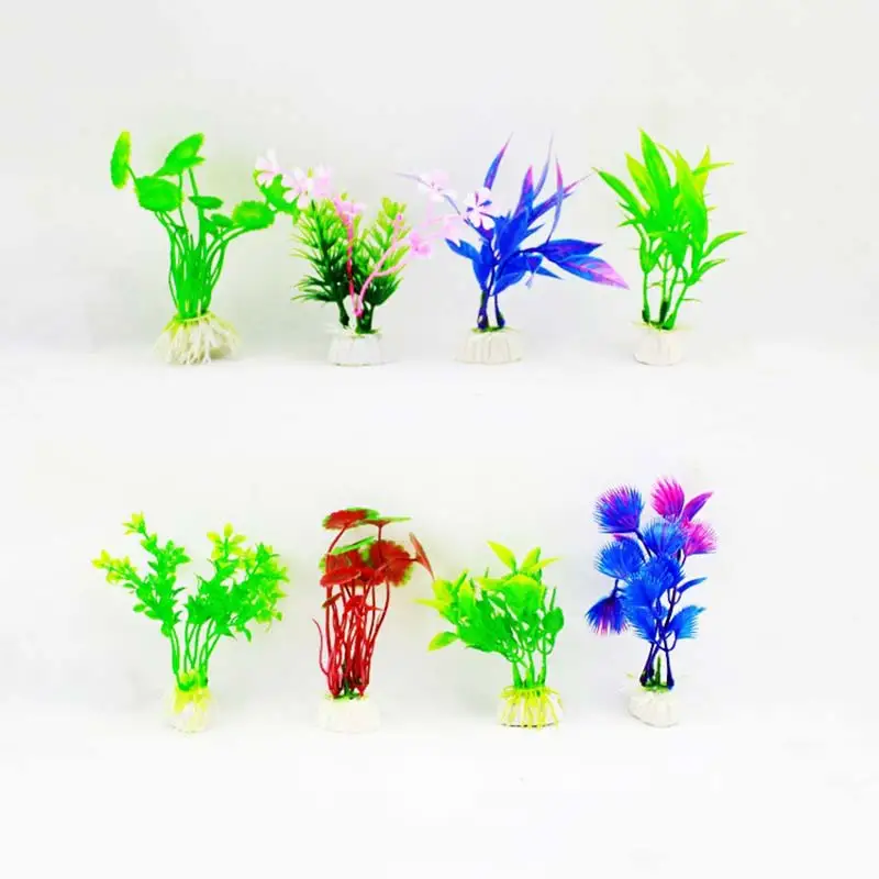 Искусственное украшение для аквариума искусственные растения имитация водной