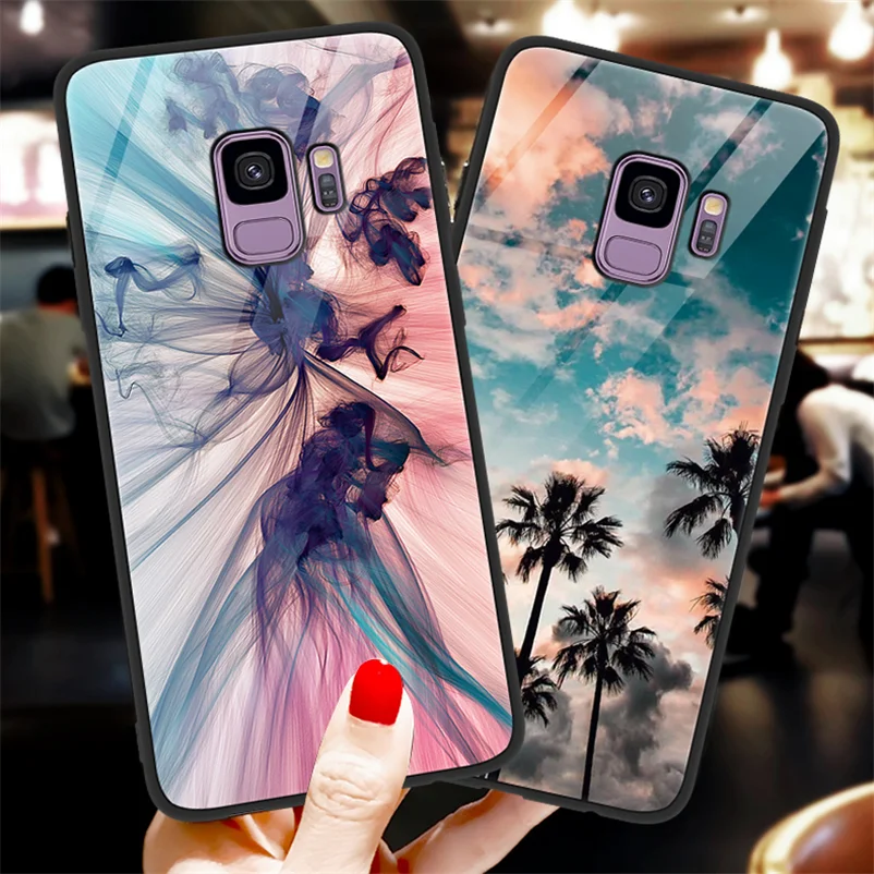 Защитная пленка из закаленного стекла для Coque Samsung Galaxy A50 A70 J4 J6 J5 J7 Prime A6 плюс A8 A7 Note 8 9 S10e S8 S9 S10 плюс M10 M20 чехол