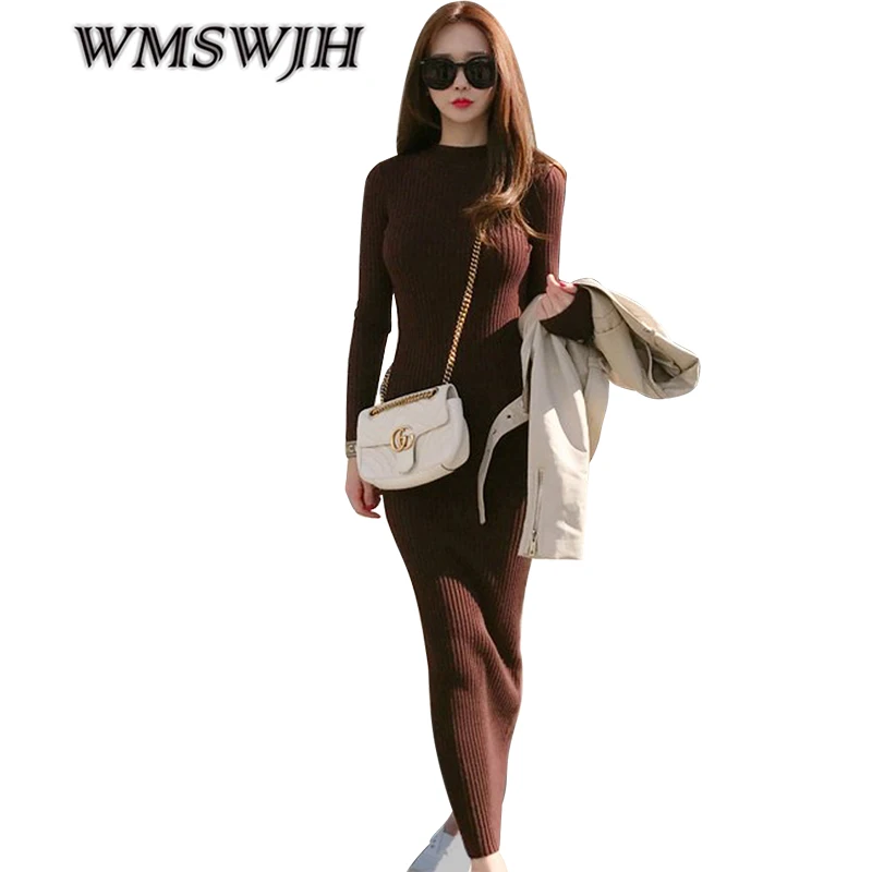 Свитер женский вязаный высокого качества с длинным рукавом|sweater dress|dress fashiondress