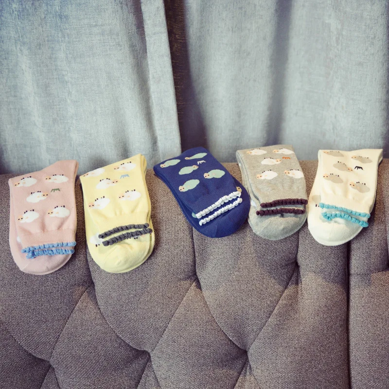10 Пар/лот Новый женский носки творческие мультфильм и оптом милый овец|sock happy|stocking