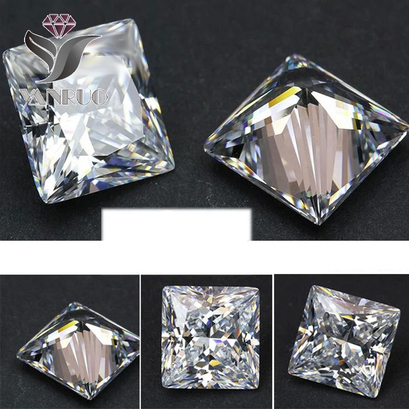 

YanRuo #4447 100pcs 10mm unfoiled Square diy Shoes Accessories,Clothes Decoration,nail Art Rhinestones