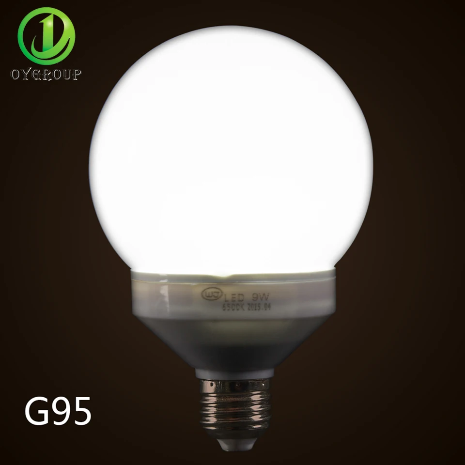 4 шт. 360 градусов G95 Эдисон лампы E27 холодное белое освещение лампа 9 Вт