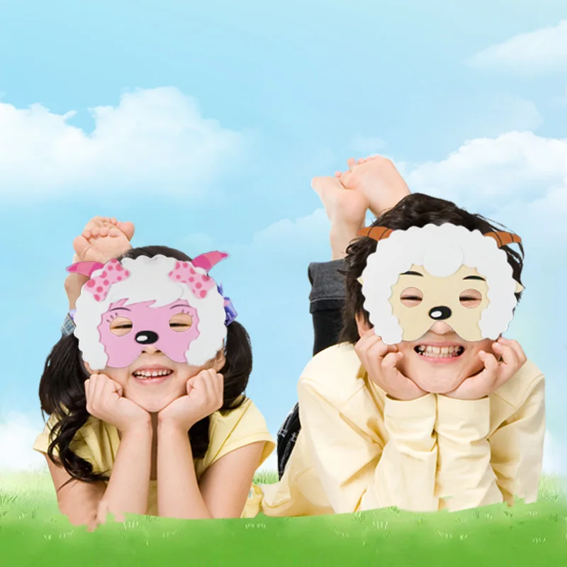 Бесплатная доставка 1 шт. маски животных из вспененного этилвинилацетата для