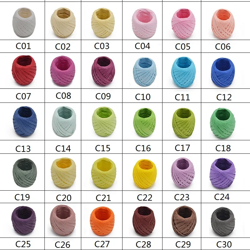 20 м торт печенья лента рафия бумажная веревка Палм упаковка коробка для выпечки