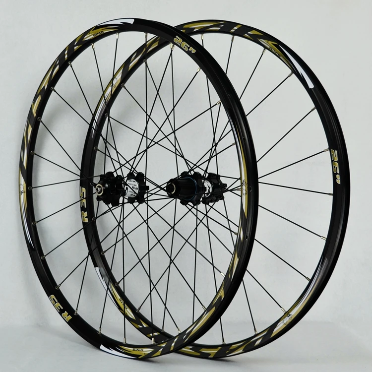 26 inch mountain bike mountain bike wheels 24 hours to draw the front 2 rear bearing hub Japan 4 super smooth 27.5 inch wheels