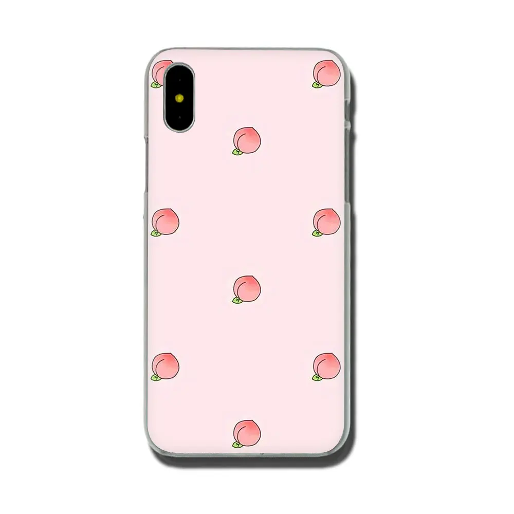 H11 Розовый персиковый жесткий чехол для телефона iPhone 11 Pro 5 5S 6 6S Plus 7 8 Plus X XS XR XS Max - Цвет: H11