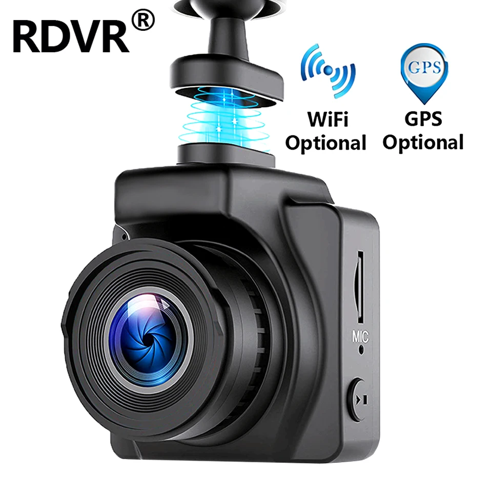 

RDVR Car DVR Magnetic Dash Cam Full HD1080P Car Camera 1.5" Mini Dash Camera Auto Registrator Dvrs G-sensor WiFi GPS Optional