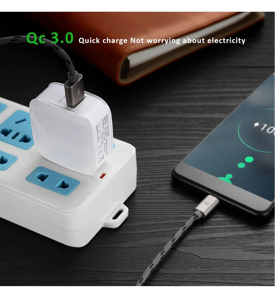 QC3.0, зарядное устройство для мобильного телефона, ЕС, США, адаптер, вилка 5V3A, быстрая зарядка для универсального смартфона, usb, быстрая зарядка, 3,0, для путешествий, настенный