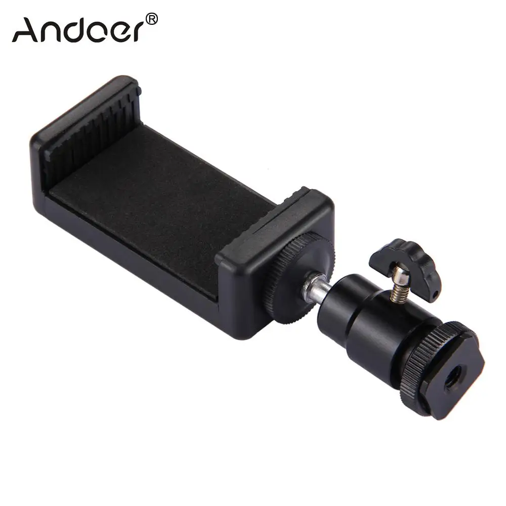 Andoer PU214 Штатив для &quotгорячего башмака&quot головка iPhone смартфона Универсальный
