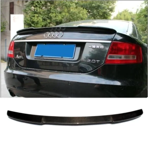 

Car Carbon Fiber Rear Wing Trunk Lip Spoilers For AUDI A6 S6 RS6 C7 2013 2014 2015 2016 2017 2018 2019