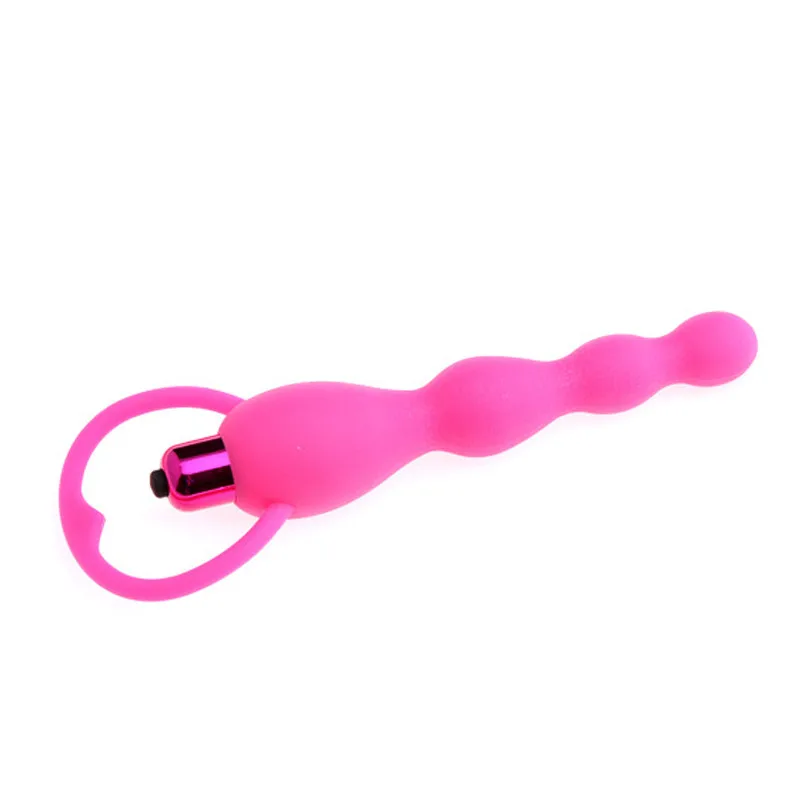 Anal Vibrator Sex Toy Waterproof Silicone Butt Plug Adult Erotic Product Beads Vibrating Dildo Massager For Women | Красота и