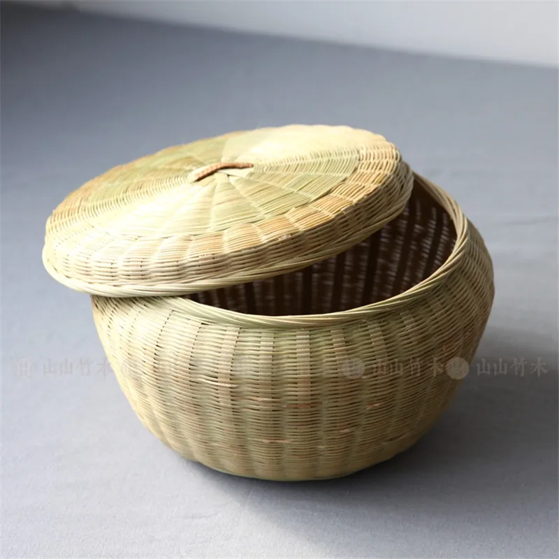 Бамбук ручной хранения переплетения коробка элегантный качество Puɾr чай