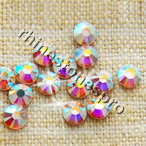 8ss Сваровски элементов прозрачный АБ (001аб) 12 шт исправленное железо на