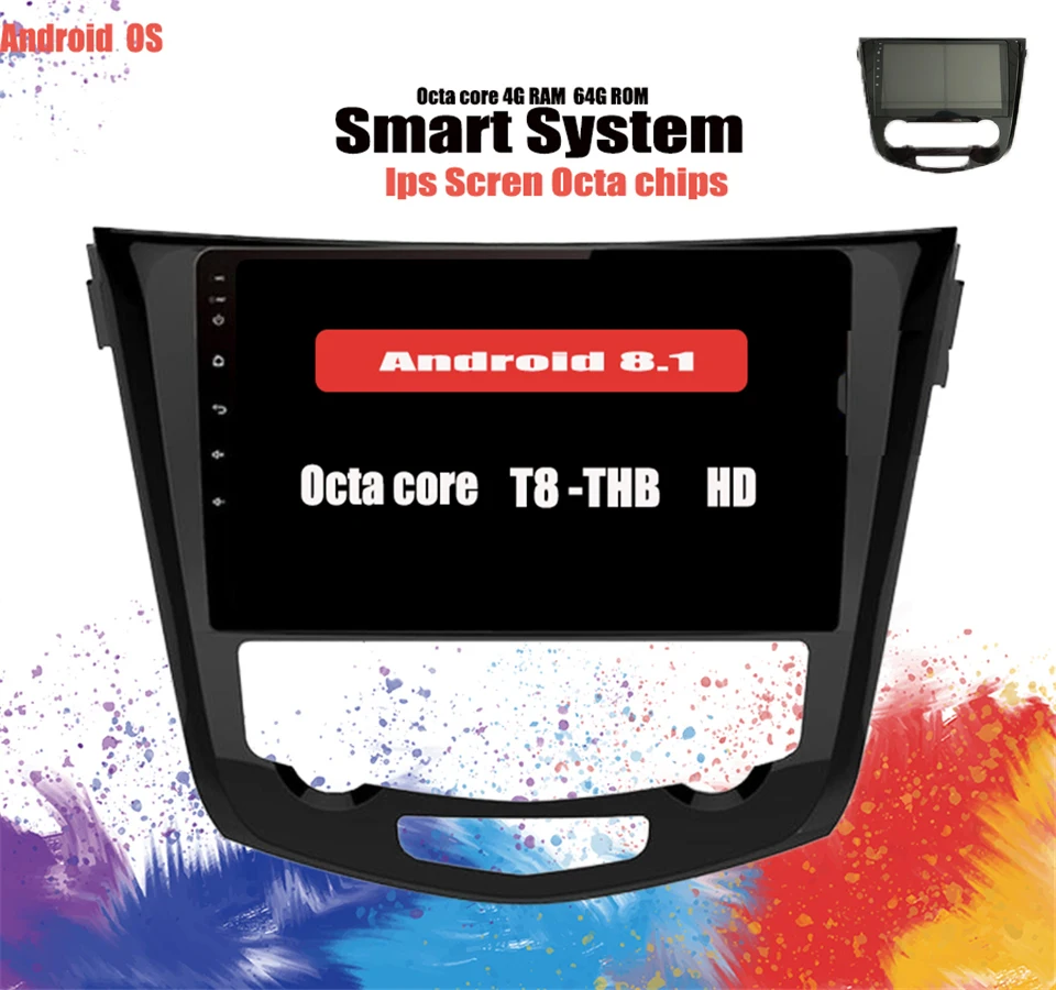 10 1 дюймовый 2Din Android 0 автомобильный радиоприемник для 2013 16 19 Nissan Qashqai GPS навигация