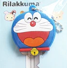 Высокое качество мультфильм аниме милый ключ крышка силиконовый Микки Ститч медведь брелок для женщин подарок сова Porte Clef Minne брелок - Цвет: Photo Color7
