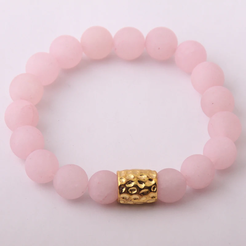 Fashion Stones Stretch bracelets Beautiful Summer Color Natural Stone Bracelet bangle |