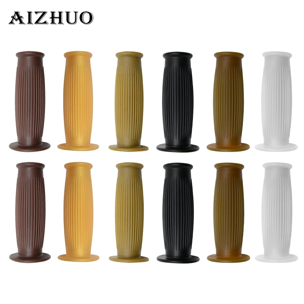 Универсальный резиновый руль для мотоцикла 25 мм 28 черный/коричневый рукоятка