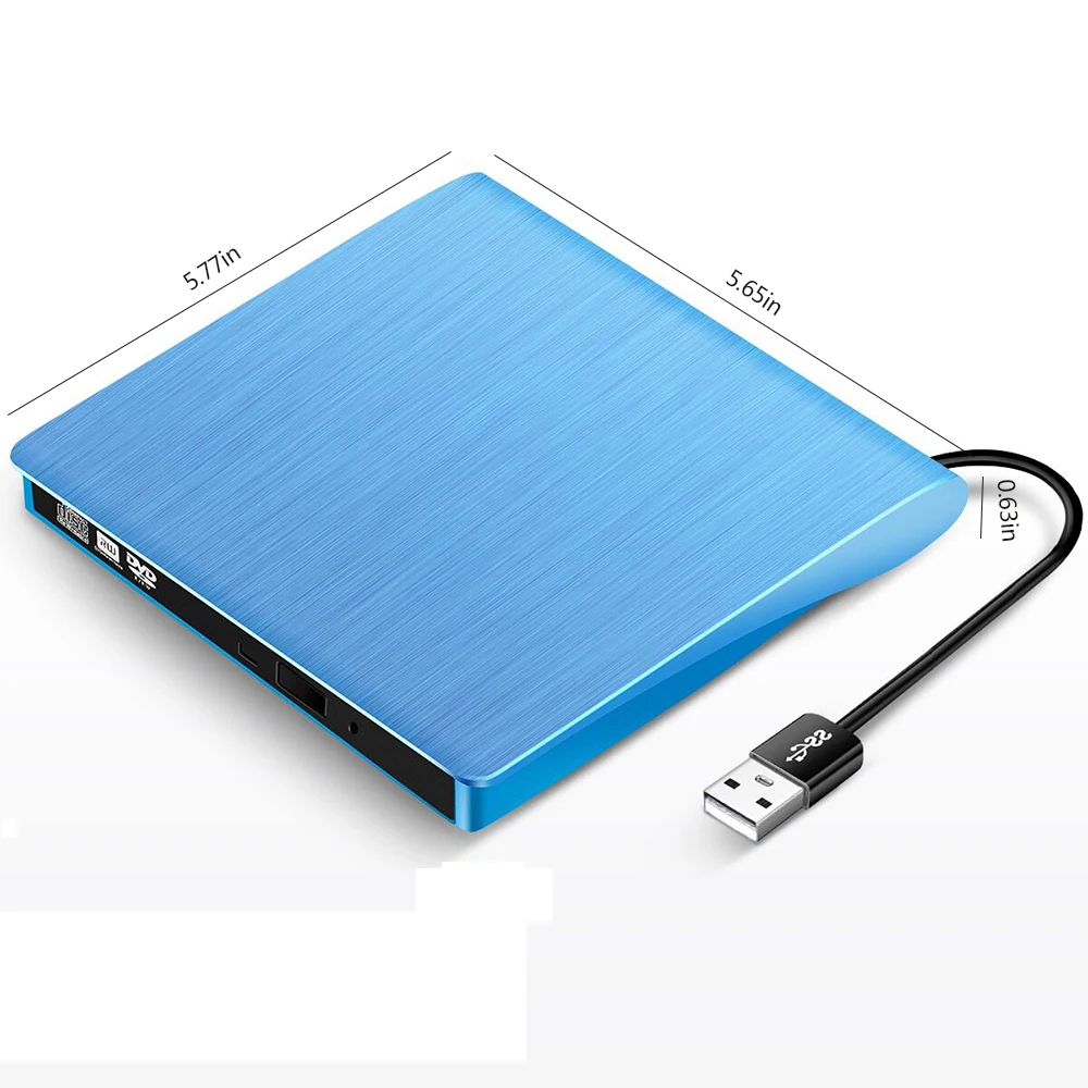 YiYaYo USB 3. 0 DVD RW записывающее устройство внешний CD Привод Оптический привод