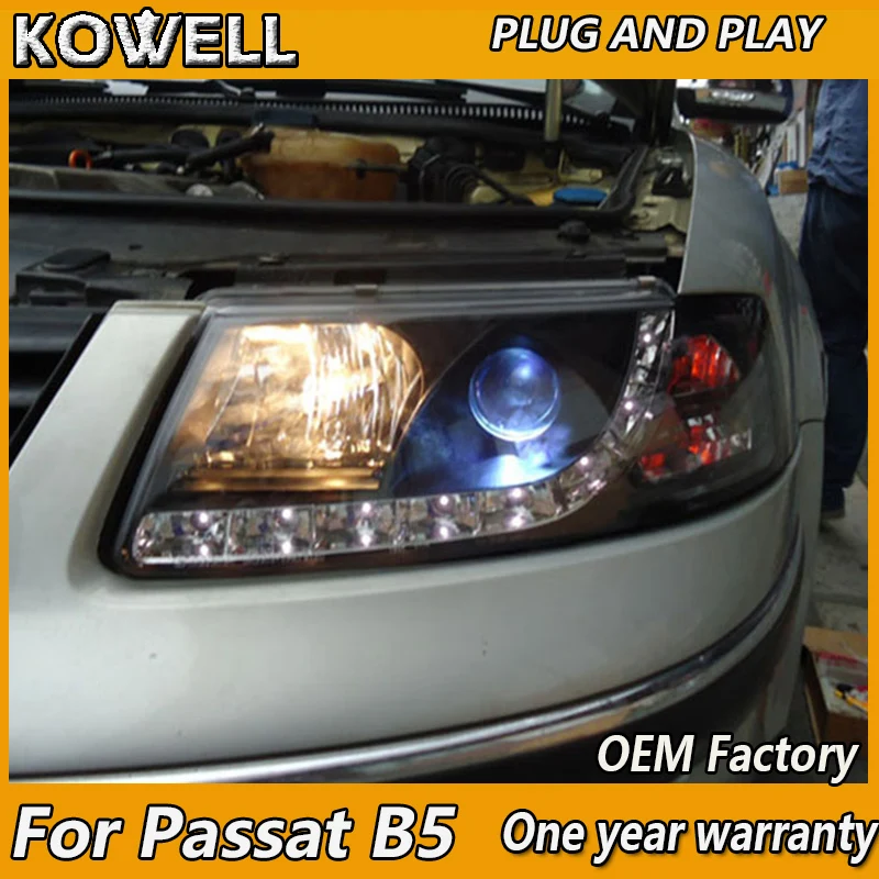 KOWELL стайлинга автомобилей для VW Passat B5 1999 2000 2001 2002 2003 2004 2007 головной светильник