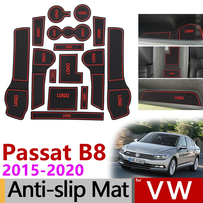 Противоскользящий коврик для ворот VW Passat B8 2015 2016 2017 2018 2019 2020 Volkswagen Variant Alltrack GTE GT