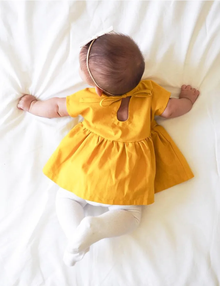 2019 летняя одежда для маленьких девочек повседневное хлопковое платье