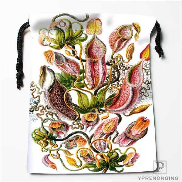 Drawstring Bags Изготовленные на заказ сумки Haeckel Narcomedusae на шнурке для путешествий, мини-сумка для плавания, походов, игрушек, размер 18x22 см#0412-04-25 - Цвет: Drawstring Bags