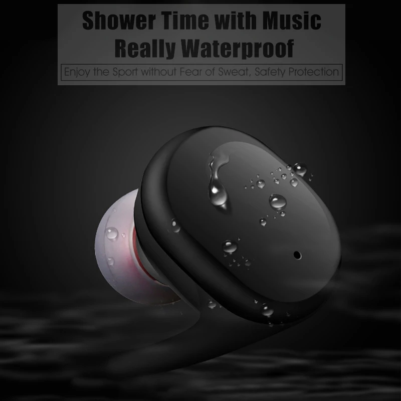 Bluetooth-наушники с сенсорным управлением Hi-Fi наушники микрофоном TWS беспроводные