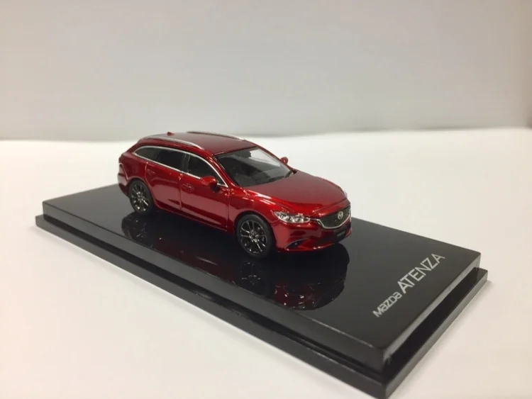Прекрасное издание 1/64 специальный литой металл Mazda Atz универсал Настольный дисплей Коллекция Модель игрушки для детей