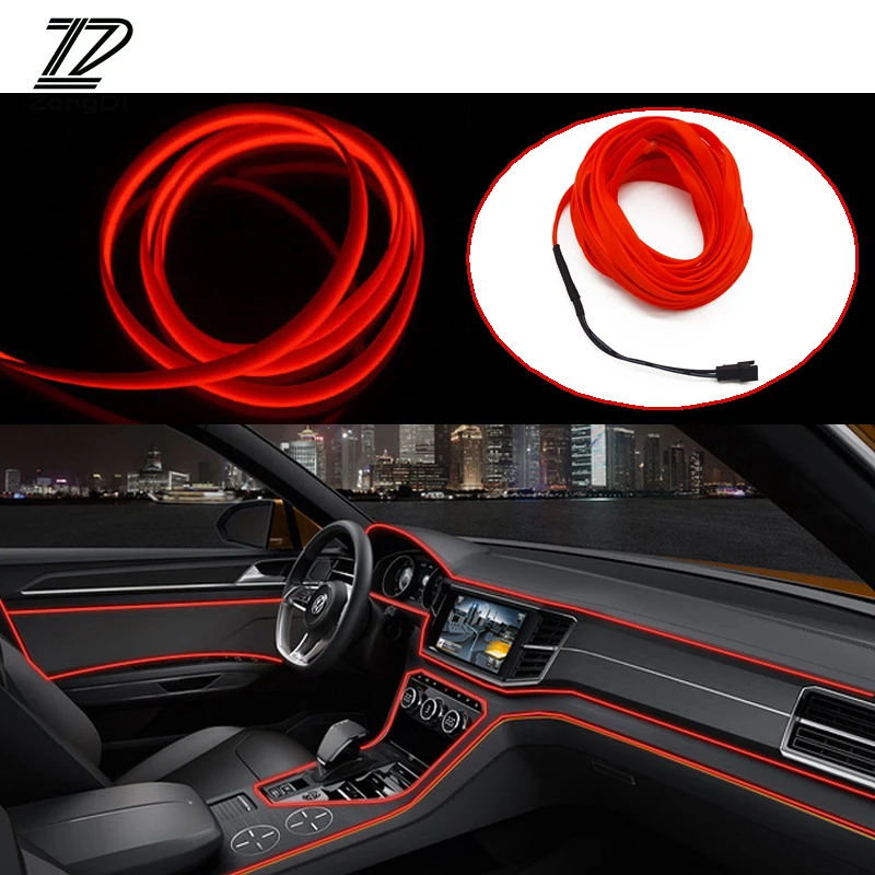 Автомобильные аксессуары ZD для Renault Megane 2 3 Duster VW Touran Passat B6 Golf 7 T5 T4 Fiat 500 внутренняя