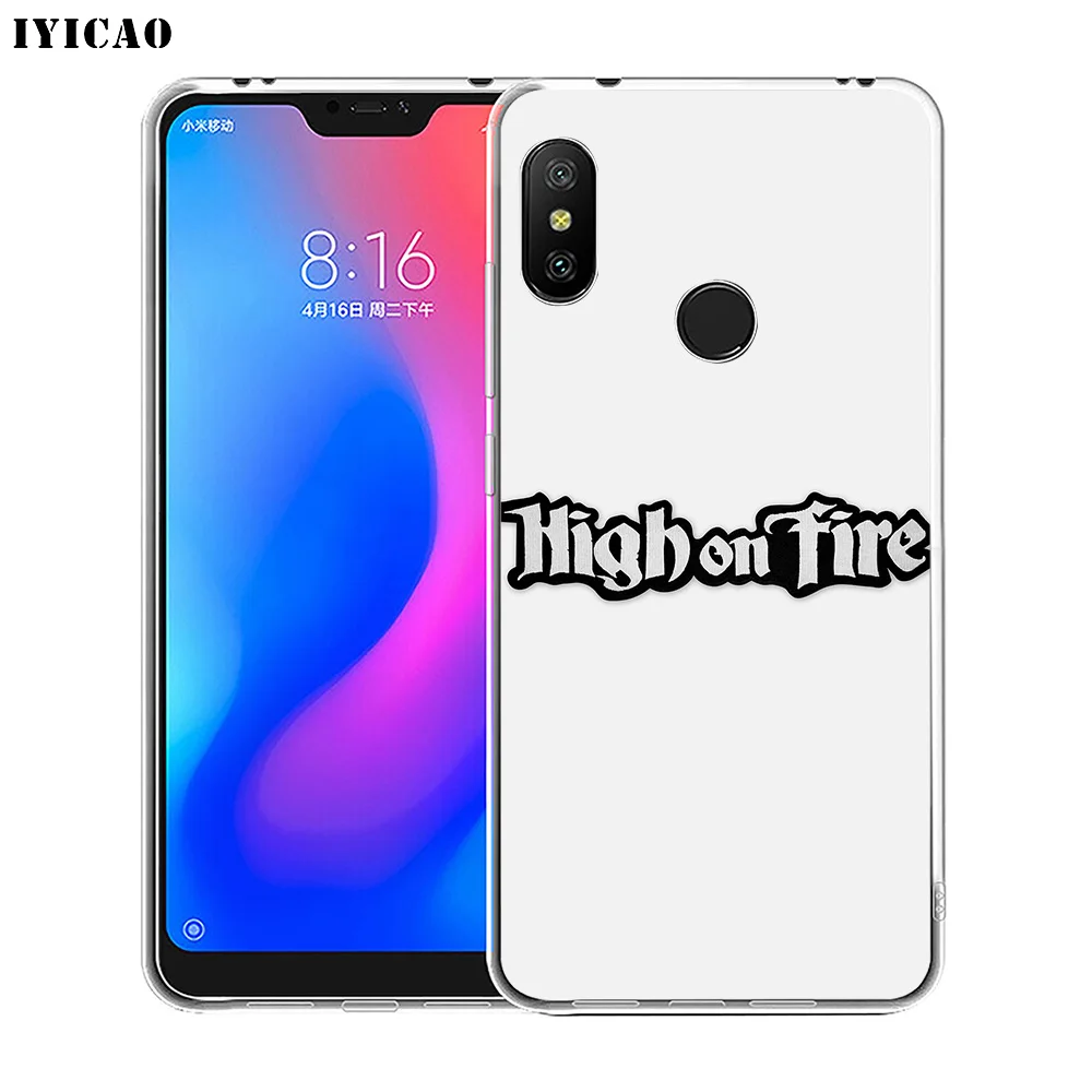 Мягкий силиконовый чехол для телефона IYICAO High on Fire Xiaomi Mi 9 8 SE 6 A1 A2 Lite F1 MIX2S MIX3 из ТПУ |