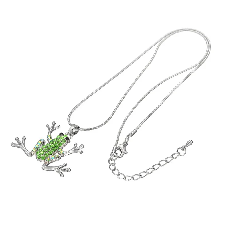 Женское ожерелье с подвеской в виде лягушки | Украшения и аксессуары