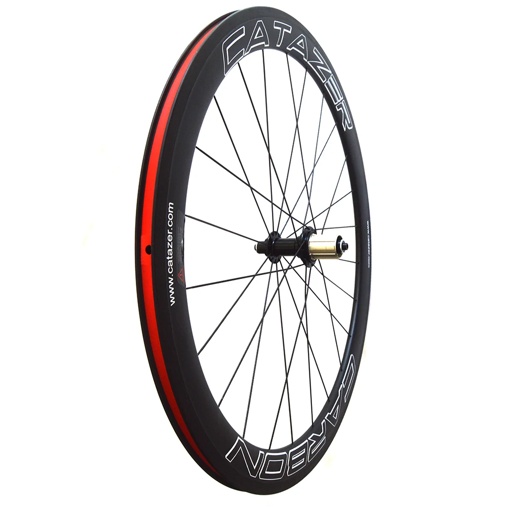 Catazer дизайн углерода дороги велосипед колеса 50*25 мм 3 К матовая оправа довод